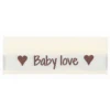 Go Handmade Vævet Label, Dobbeltsidet, 50 x 11,5 mm, 10 stk